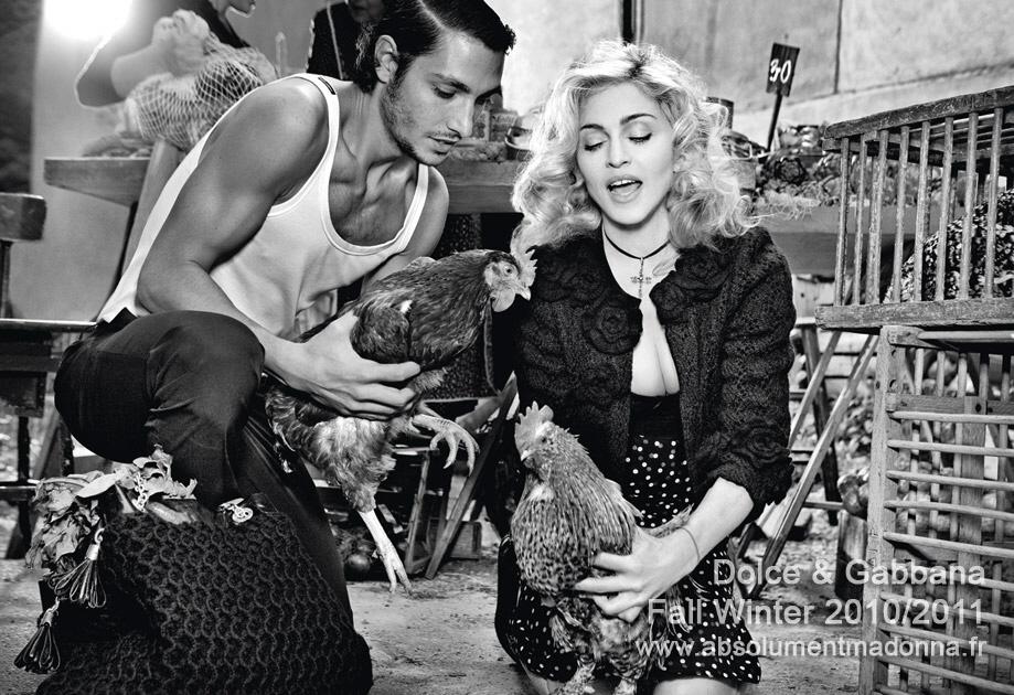 Voici Madonna Pour Dolce & Gabbana!