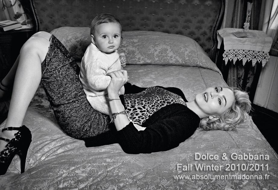 Voici Madonna Pour Dolce & Gabbana!
