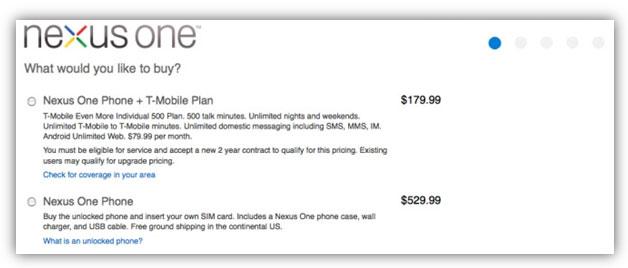 Les caractéristiques et le plan de lancement du Nexus One alias Google Phone Screenshot google nexus