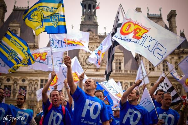 Manifestation du Syndicat Force Ouvrière Pénitentiaire, Paris. manifestation-fo-penitentiaire-08