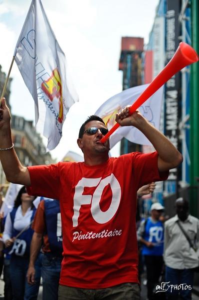 Manifestation du Syndicat Force Ouvrière Pénitentiaire, Paris. manifestation-fo-penitentiaire-01