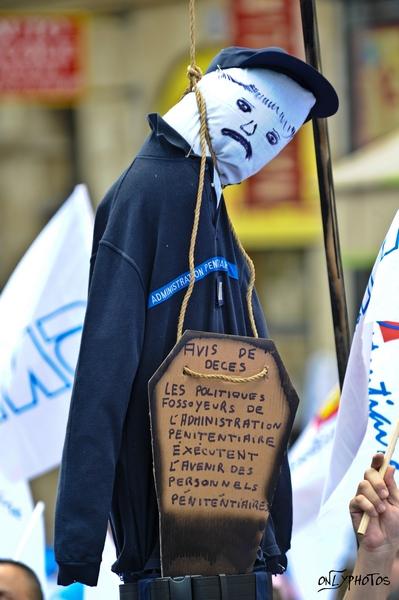 Manifestation du Syndicat Force Ouvrière Pénitentiaire, Paris. manifestation-fo-penitentiaire-05