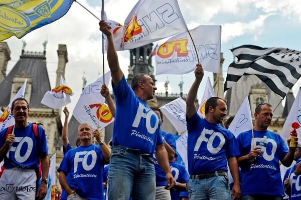 Manifestation du Syndicat Force Ouvrière Pénitentiaire, Paris. manifestation-fo-penitentiaire-04