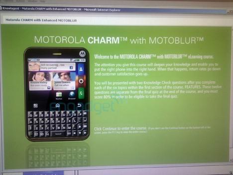 Du carré encore du carré: Motorola Charm