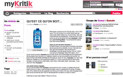 Aquapax sur MyKritik.com Aquapax sur MyKritik.com