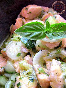 Salade de Saumon mariné salade saumon mariné (3)