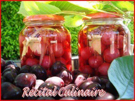 Cerises à l'eau de vie DSC00010