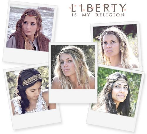 Les headbands Liberty is My Religion bijoux