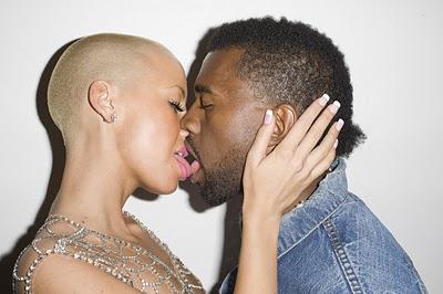 Amber Rose & Kanye West par Terry Richardson