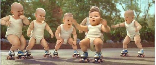 Evian, Sony, Roller Babies : quand la publicité fait sa pub