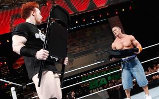 Sheamus et John Cena la tension monte Sheamus et John Cena la tension monte