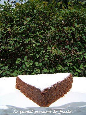La torta caprese , gâteau sans farine de l'île de Capri