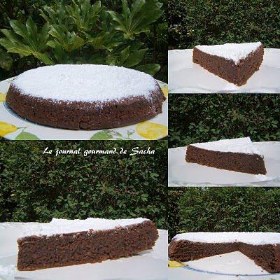 La torta caprese , gâteau sans farine de l'île de Capri