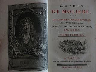 Oeuvres de Molière, édition de 1773 avec la suite des gravures de Moreau, maroquin de Cuzin
