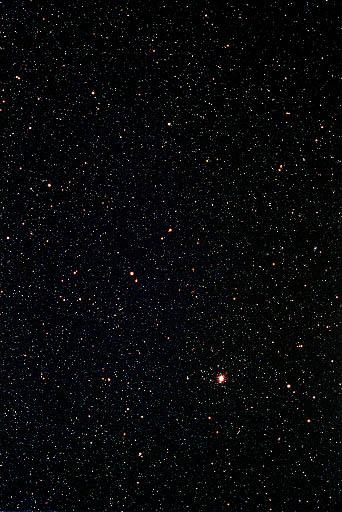 constellation du Bouvier Arcturus, visible en bas de la constellation du Bouvier