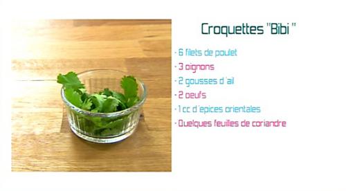 croquette bibi Les croquettes bibi !