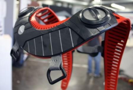 Uplink Audio Strap System - Vue arrière Courir en musique sans écouteurs et sans batterie