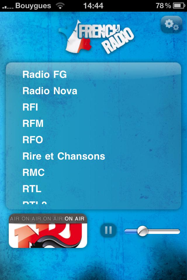 FrenchRadio: la meilleure application Radio iPhone France