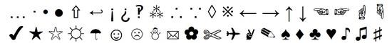 symboles caractere speciaux Ajouter des caractères spéciaux et drôles pour Facebook et MSN