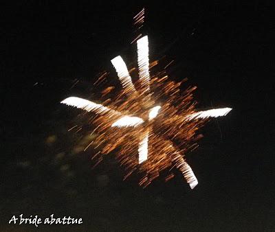 Feu d'artifices en banlieue parisienne Feu d'artifices en banlieue parisienne