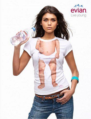 Evian : Live young.