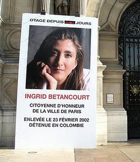 Chère Ingrid Betancourt...
