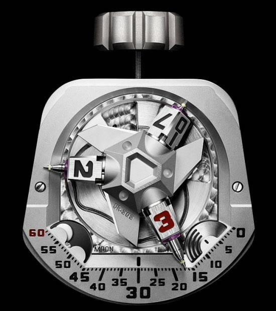 Urwerk-2 montre impressionnant, Urwerk White Shark 202.