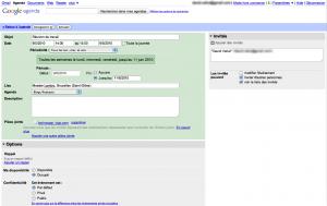 gcal_2 Exploiter les outils du Web 2.0 pour faciliter la gestion des travaux de groupes