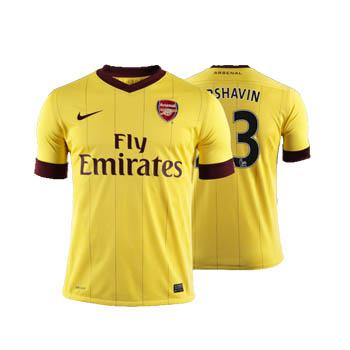 Premier League : Nouveau maillot d’Arsenal Extérieur 2011