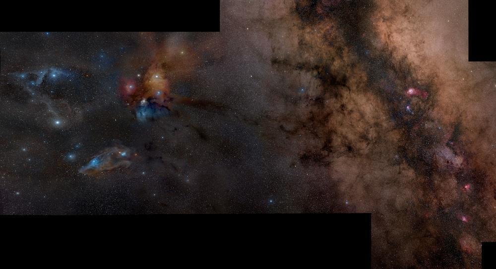 Rho Ophiuchi et la Voie Lactée Rho Ophiuchi et la Voie Lactée