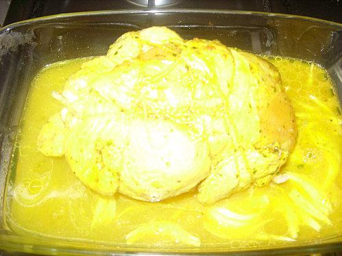 Poulet caramélisé et ses aubergines dorées SS857546.JPG
