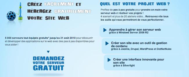 Un serveur Windows gratuit jusqu'au 31 Août !