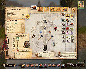 Drakensang : The River of Time : un jeu qui a la classe Interface-1-Inventaire