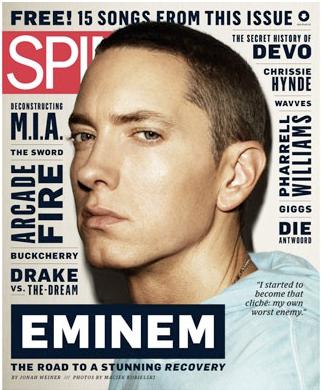 Eminem dans Spin Magazine