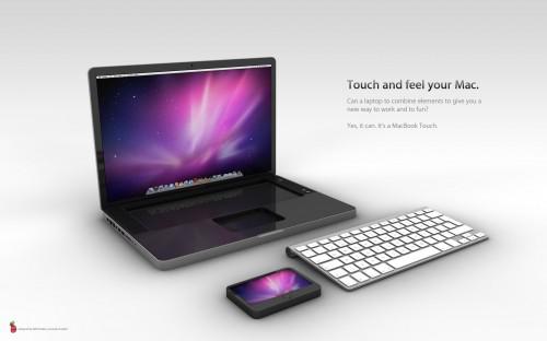 Concept images et vidéo de l’Apple Macbook Touch