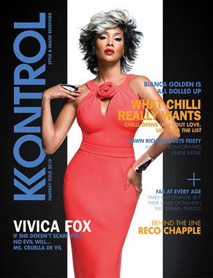 Vivica Fox en couverture de Kontrol magazine + pix