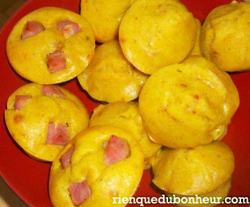 Festival de muffins et madeleines : vive les apéritifs d'été qui durent! duo de mini muffins epices