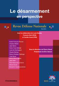 Le désarmement en perspective Le désarmement en perspective