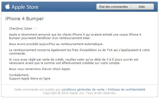 Bumper : Apple commence les remboursements