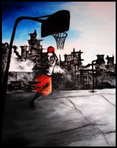 Le-terrain-de_basket Mon Mag, Culture : Découvre Solenne Treins, avec Art Is Possible !