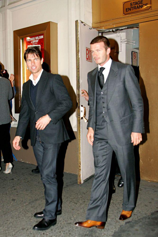 wenn5214897 Tom Cruise: Encourage David Beckham à devenir Acteur