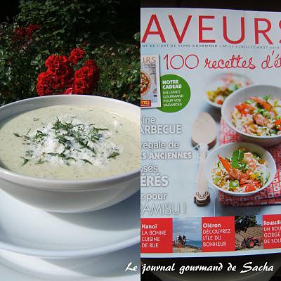 Velouté de courgettes au thym et parmesan ; Et pain de Pompéi Velouté de courgettes au thym et parmesan ; Et pain de Pompéi