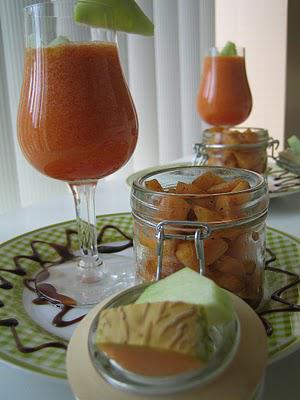 GASPACHO ET TARTARE DE MELON!!!! GASPACHO ET TARTARE DE MELON!!!!