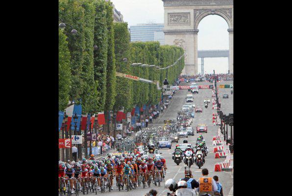 L'arrivée du Tour de France, le 25 juillet 2010, à Paris