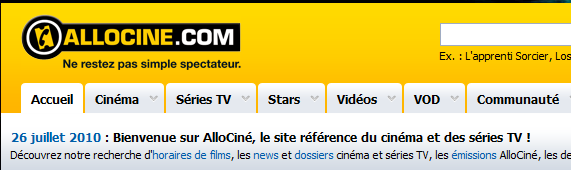 allocine L’application iPhone du jour #3 : AlloCiné !