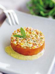 Tartare de truite de Scott Serrato Tartare de truite de Scott Serrato