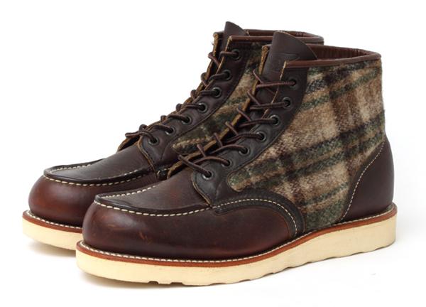 WOOLRICH X RED WING CLASSIC WORK BOOTS