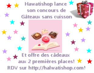 Ma participation au 2ème concours Hawaltishop avec les Rochers Surprise (sans cuisson)