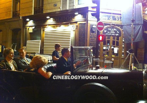 Carla Bruni-Sarkozy en tournage avec Woody Allen
