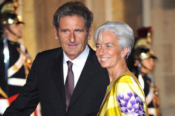 Photo : Christine Lagarde et son mari, Xavier Giocanti